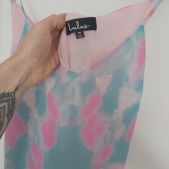 Lulus tie dye maxi dress - Picture 2 of 4